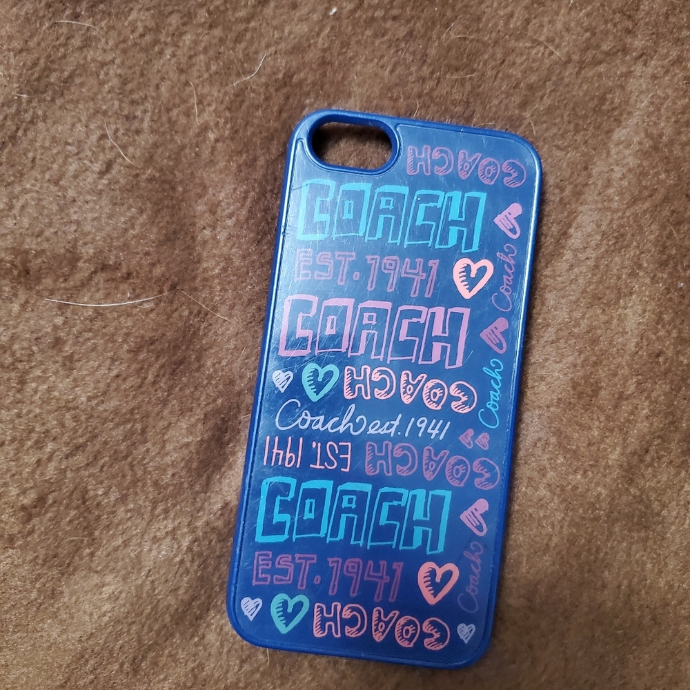 💥Coach iphone 5s case💥